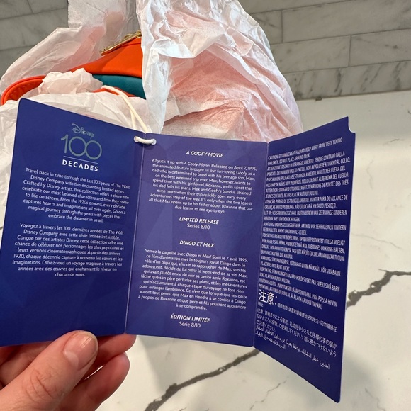 NEW Loungefly Disney GOOFY MOVIE  Goofy & Max  Mini Backpack Disney100 - Picture 7 of 8